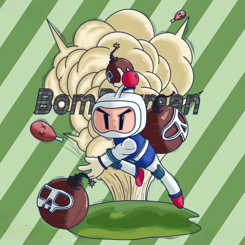 轟炸超人遊戲周邊短袖T恤