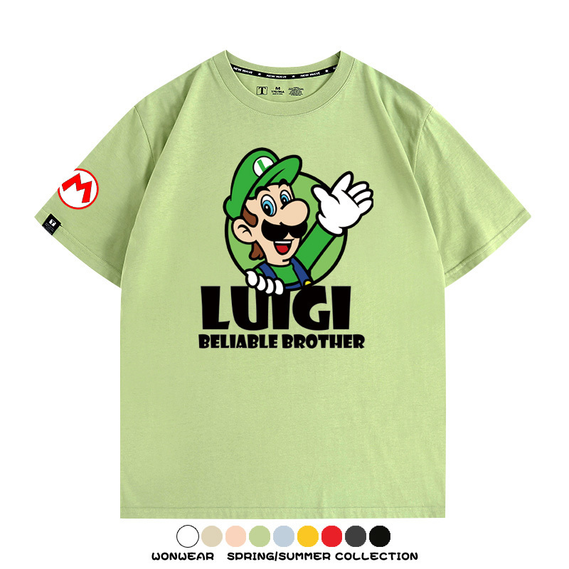 超級瑪利歐兄弟聯名 親子情侶寬鬆短袖T