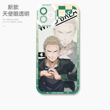 蘋果 系列防風少年天使眼透明防摔軟殼