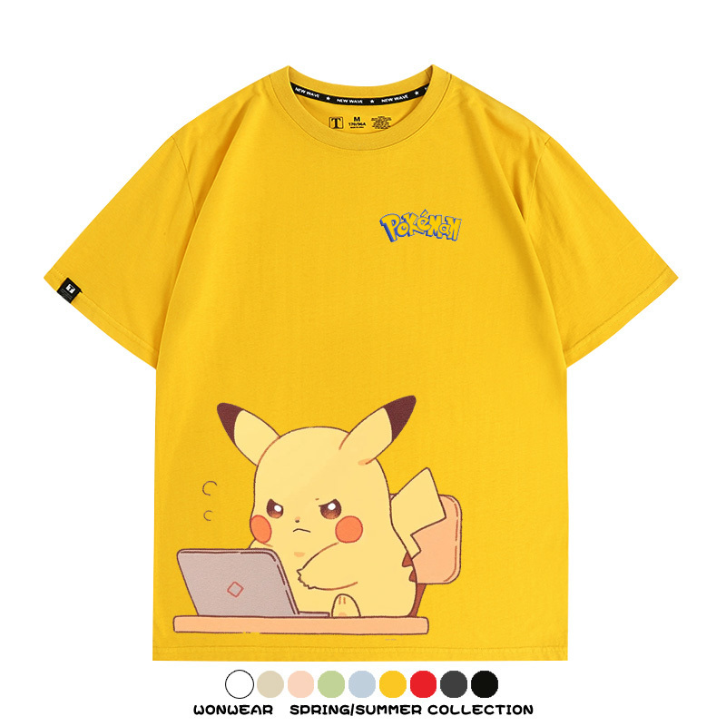 精靈寶可夢上班族 親子情侶裝寬鬆短袖T