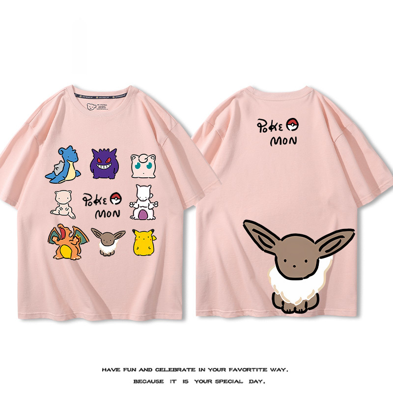 精靈寶可夢 2024親子情侶男女同款 T恤