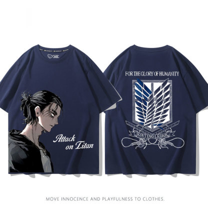 進擊的巨人 2024親子情侶男女同款 T恤