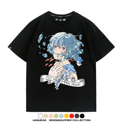 EVA綾波麗福音戰士 親子情侶裝寬鬆短袖T