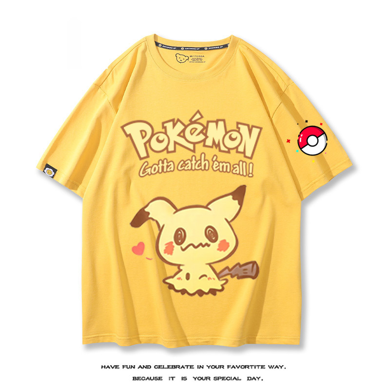 Q版精靈寶可夢 2024親子情侶男女同款 T恤
