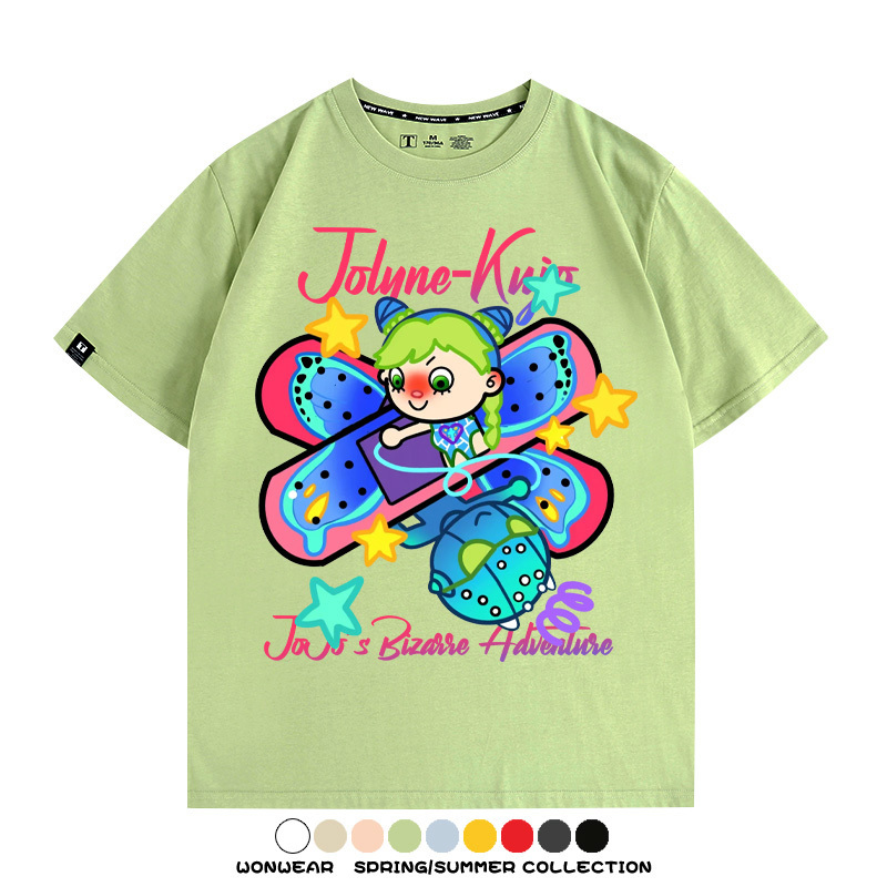 JOJO的奇妙冒險空條徐倫動漫周邊短袖T恤