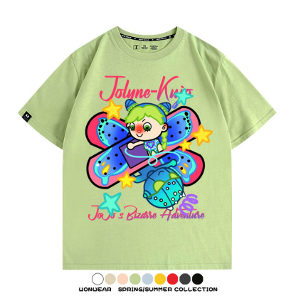 JOJO的奇妙冒險空條徐倫動漫周邊短袖T恤