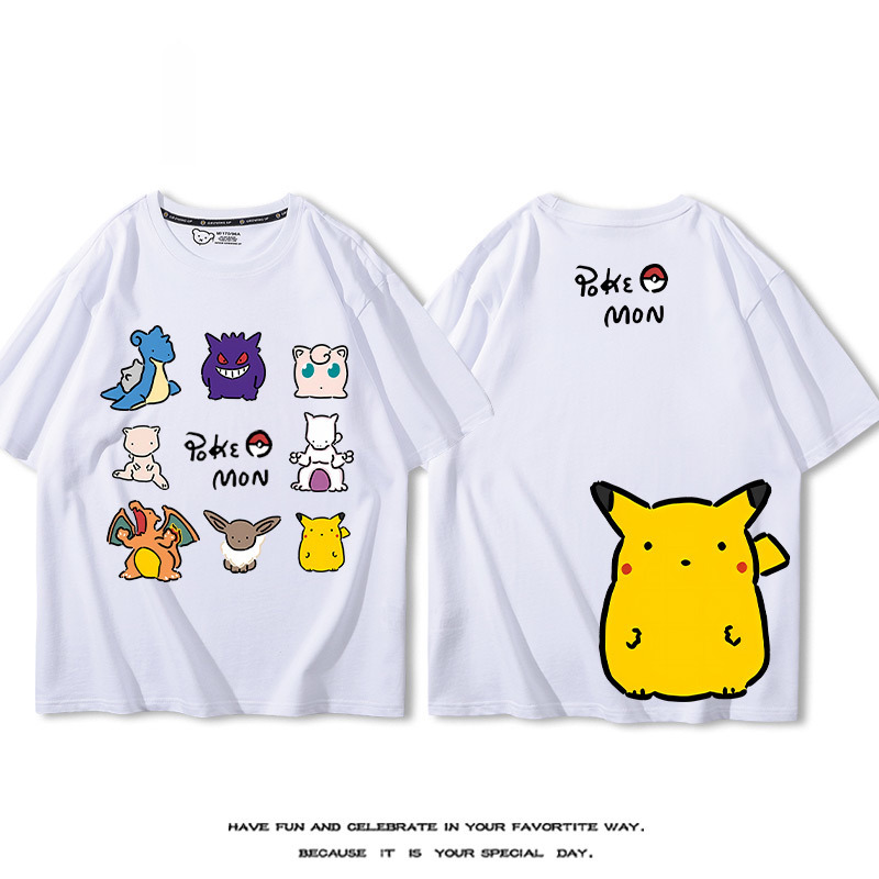 精靈寶可夢 2024親子情侶男女同款 T恤