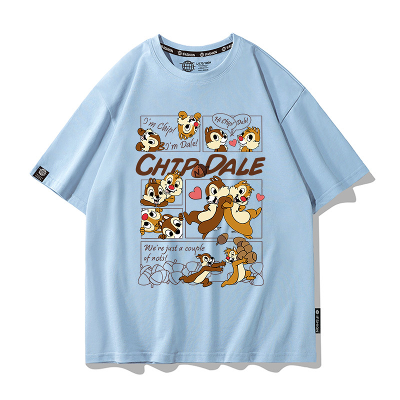 奇奇蒂蒂 2024親子情侶男女同款 T恤