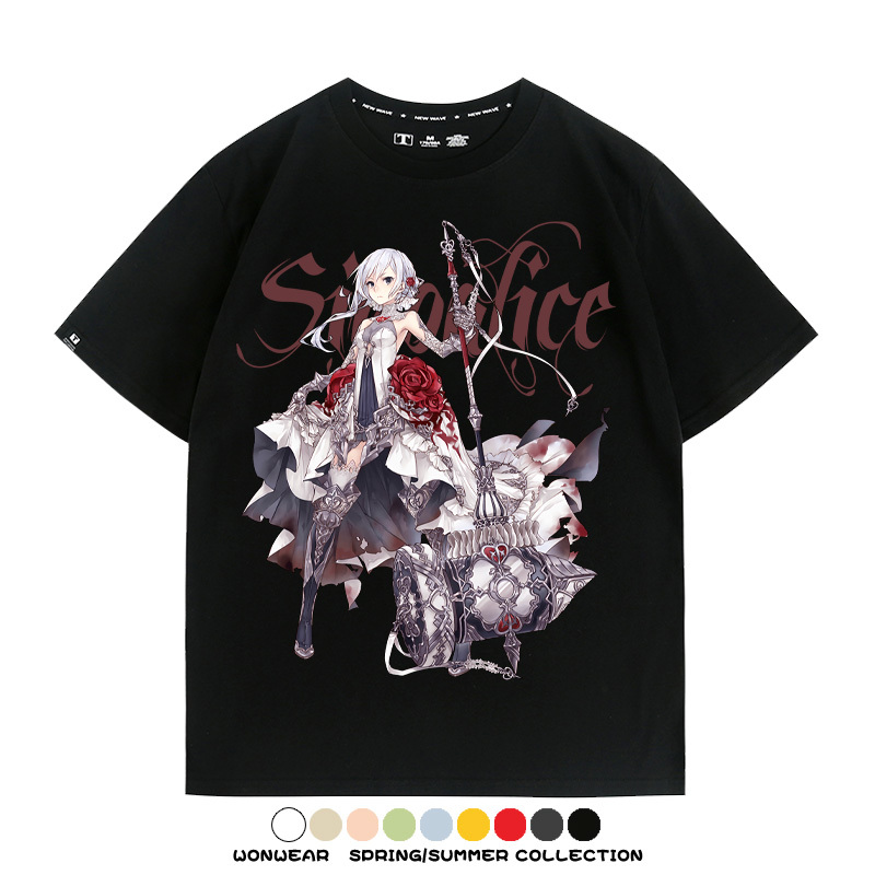 死亡愛麗絲聯名 親子情侶裝寬鬆短袖T