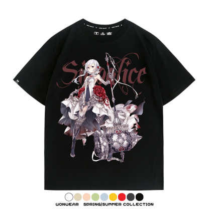 死亡愛麗絲聯名 親子情侶裝寬鬆短袖T