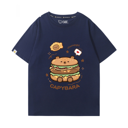 卡皮巴拉 2024親子情侶男女同款 T恤