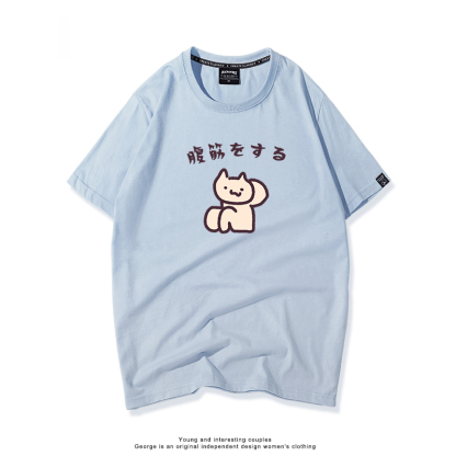 每日一貓 2024親子情侶男女同款 T恤