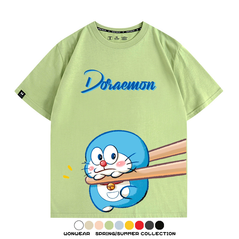Q彈哆啦A夢動漫周邊短袖T恤