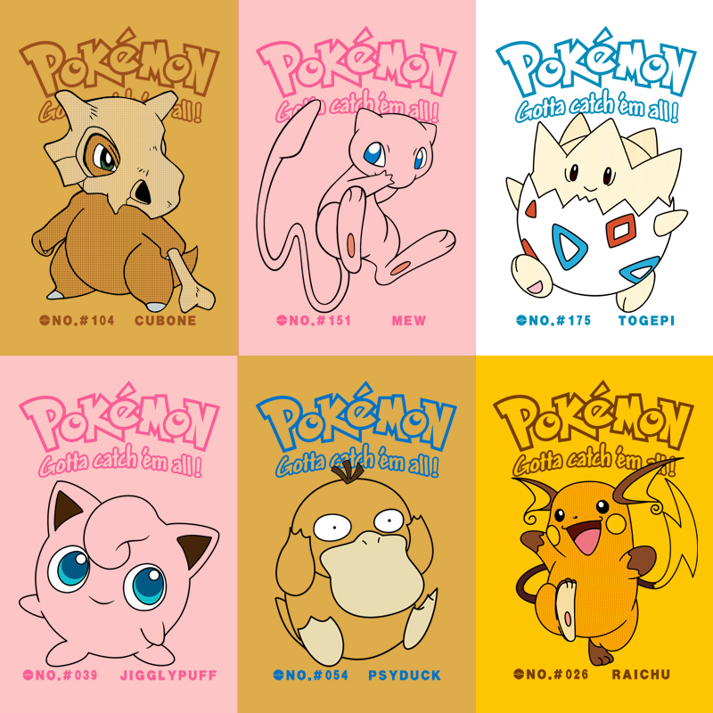 精靈寶可夢 2024親子情侶男女同款 T恤