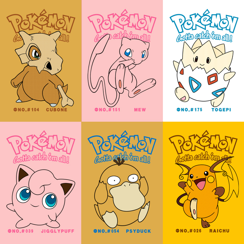 精靈寶可夢 2024親子情侶男女同款 T恤