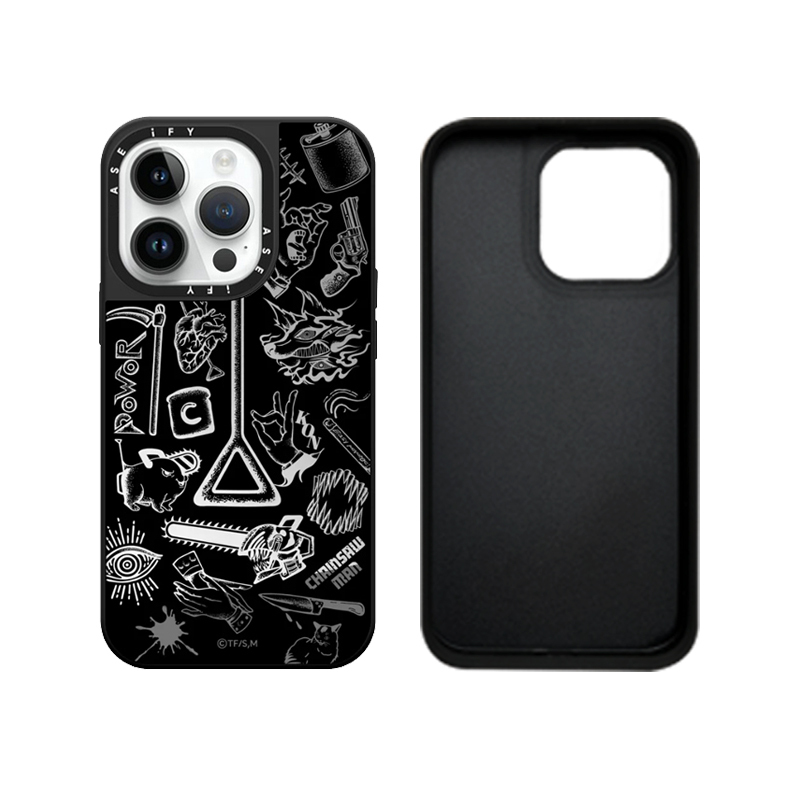 蘋果 系列鏈鋸人 亞克力鏡面保護殼