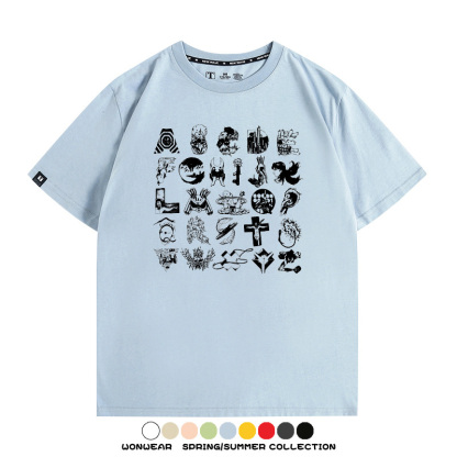 米山舞EVA聯名真希波同款短袖動漫二次元青少年男百搭夏季純棉T恤