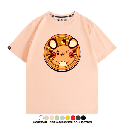 寶可夢卡通可愛頭像合集 親子情侶寬鬆短袖T