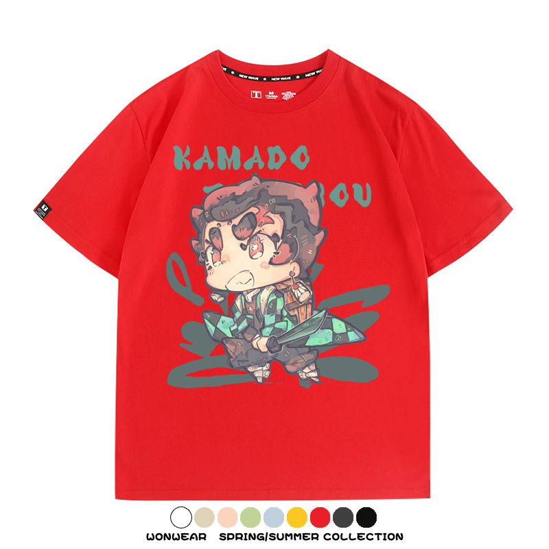 Q版鬼滅之刃動漫周邊短袖T恤