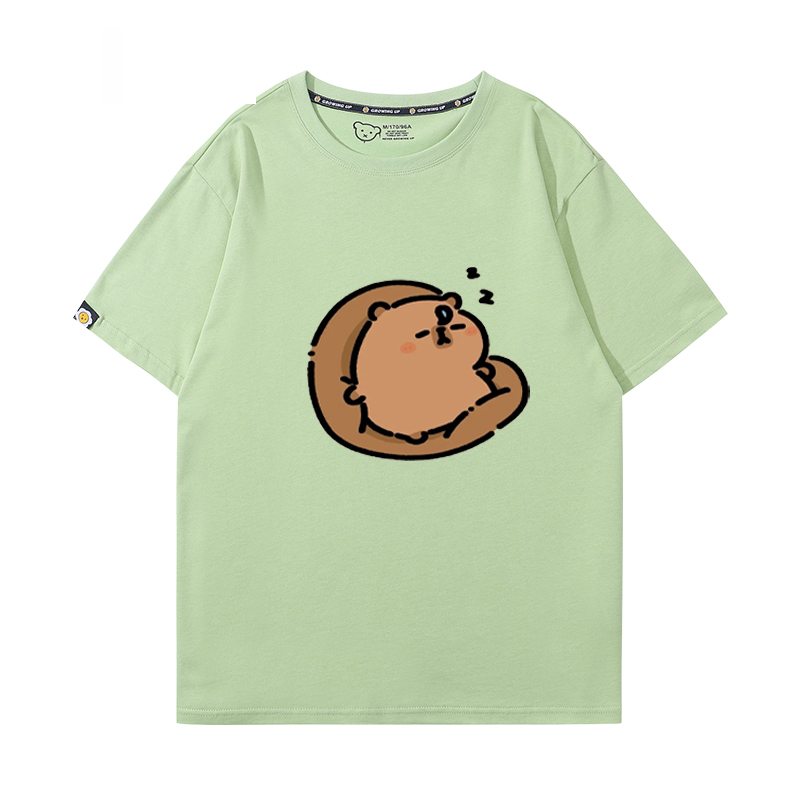卡皮巴拉 2024親子情侶男女同款 T恤