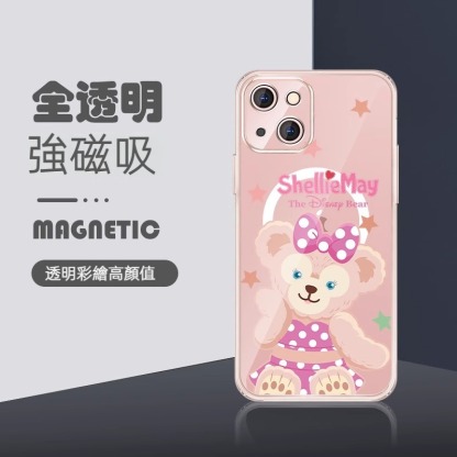蘋果 系列迪士尼透明磁吸防摔軟殼