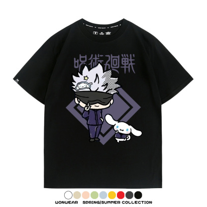 咒術迴戰聯名三麗鷗 親子情侶裝寬鬆短袖T
