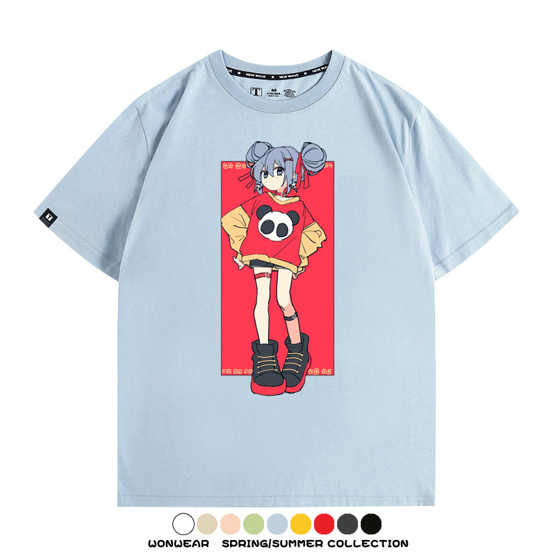 MIKU曲繪初音未來 親子情侶裝寬鬆短袖T