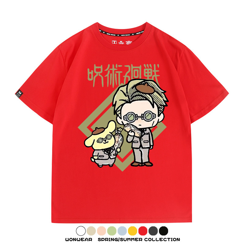 咒術迴戰聯名三麗鷗 親子情侶裝寬鬆短袖T