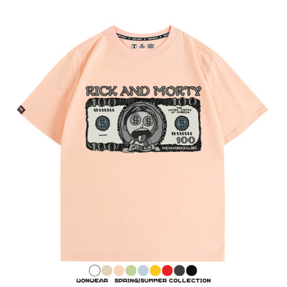 瑞克和莫蒂動漫周邊短袖T恤