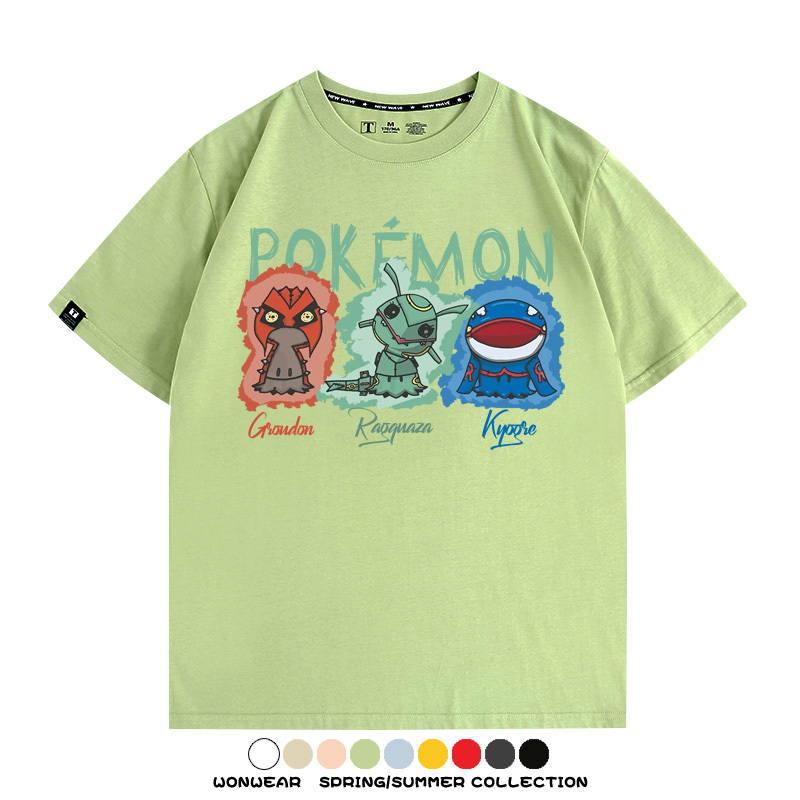 精靈寶可夢Q版 親子情侶裝寬鬆短袖T