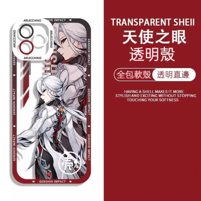 蘋果 系列原神 天使眼透明防摔軟殼