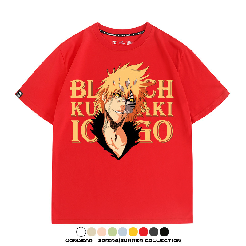 黑崎一護死神動漫周邊短袖T恤
