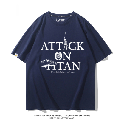 進擊的巨人 2024親子情侶男女同款 T恤
