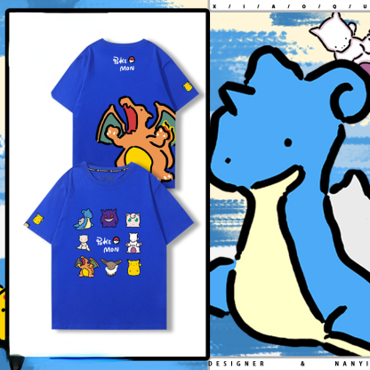 精靈寶可夢 2024親子情侶男女同款 T恤