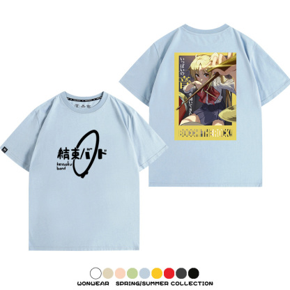 孤獨搖滾結束樂隊 親子情侶裝寬鬆短袖T