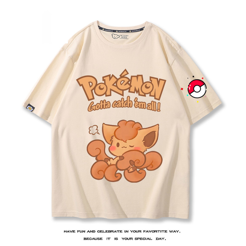 Q版精靈寶可夢 2024親子情侶男女同款 T恤