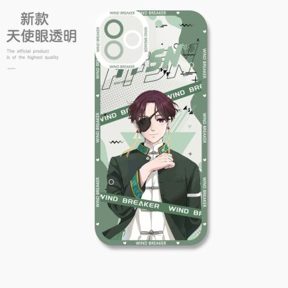 蘋果 系列防風少年天使眼透明防摔軟殼