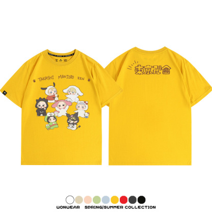 東京卍復仇者聯名 親子情侶裝寬鬆短袖T