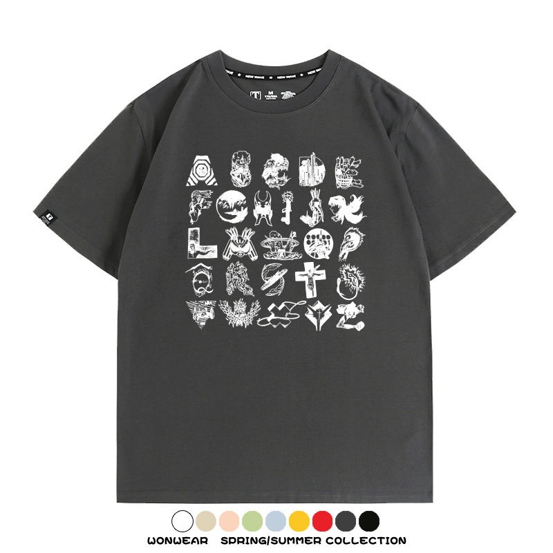 米山舞EVA聯名真希波同款短袖動漫二次元青少年男百搭夏季純棉T恤