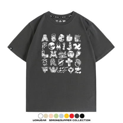 米山舞EVA聯名真希波同款短袖動漫二次元青少年男百搭夏季純棉T恤