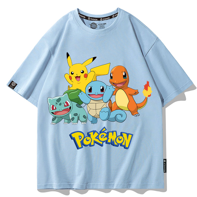 精靈寶可夢 2024親子情侶男女同款 T恤