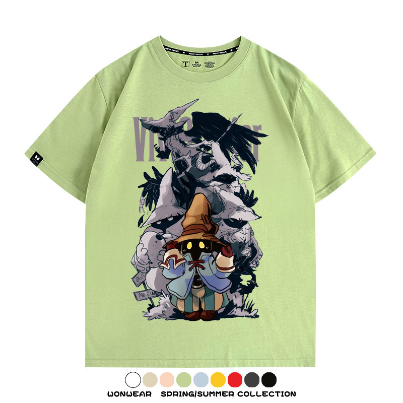 最終幻想9聯名比比奧爾尼迪亞 親子情侶裝寬鬆短袖T