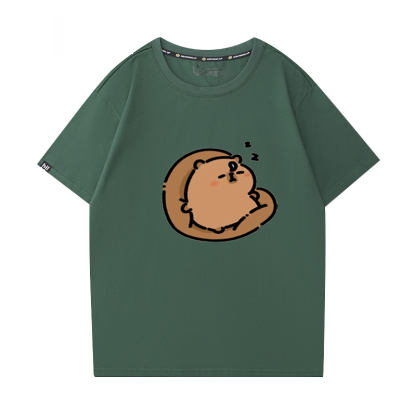 卡皮巴拉 2024親子情侶男女同款 T恤