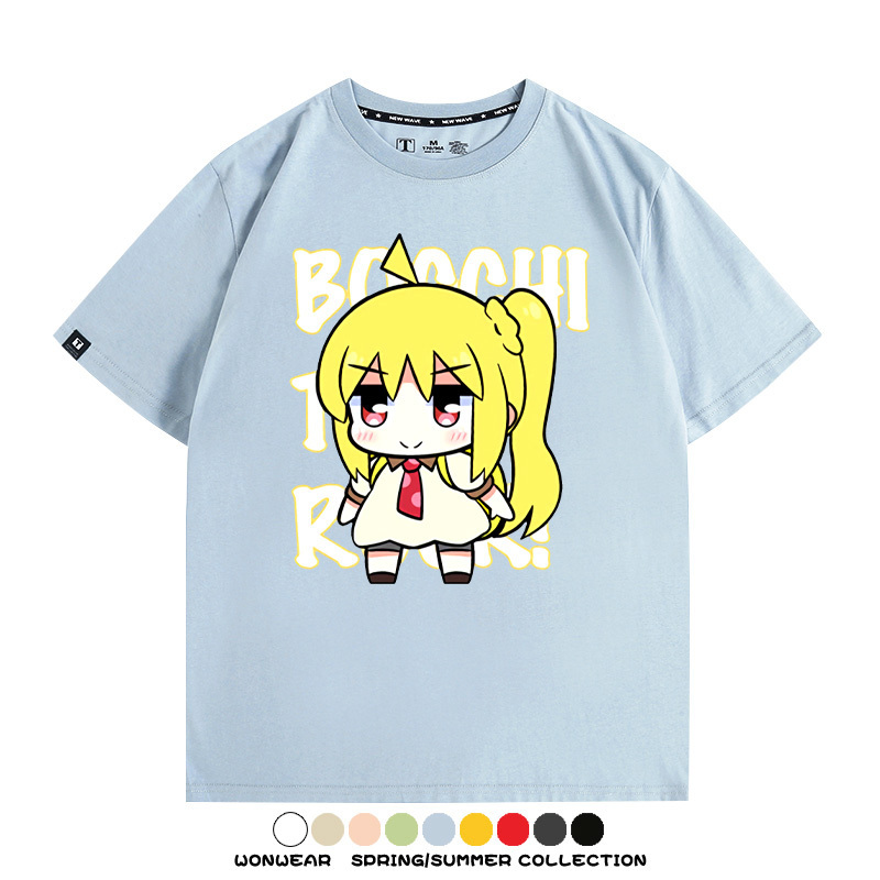 Q版孤獨搖滾 親子情侶裝寬鬆短袖T