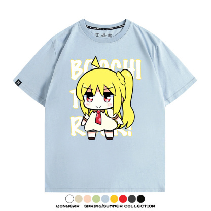 Q版孤獨搖滾 親子情侶裝寬鬆短袖T