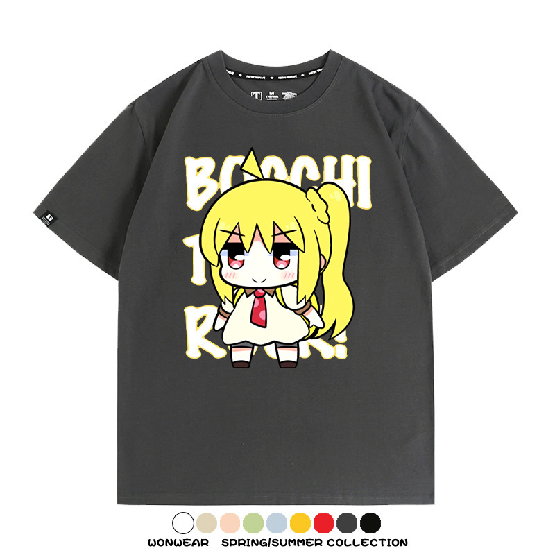 Q版孤獨搖滾 親子情侶裝寬鬆短袖T