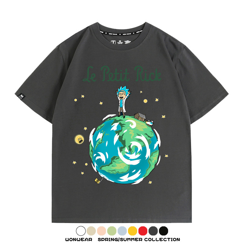 瑞克和莫蒂聯名 親子情侶裝寬鬆短袖T