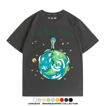 瑞克和莫蒂聯名 親子情侶裝寬鬆短袖T