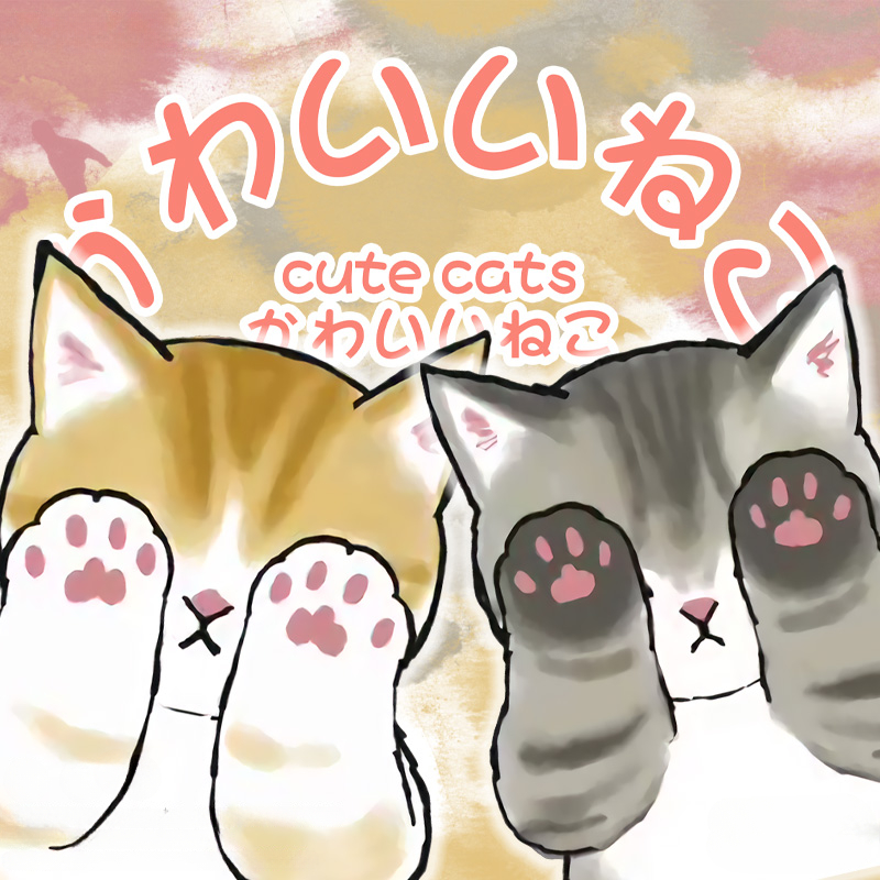 日系印花貓貓復古卡通 親子情侶裝寬鬆短袖T