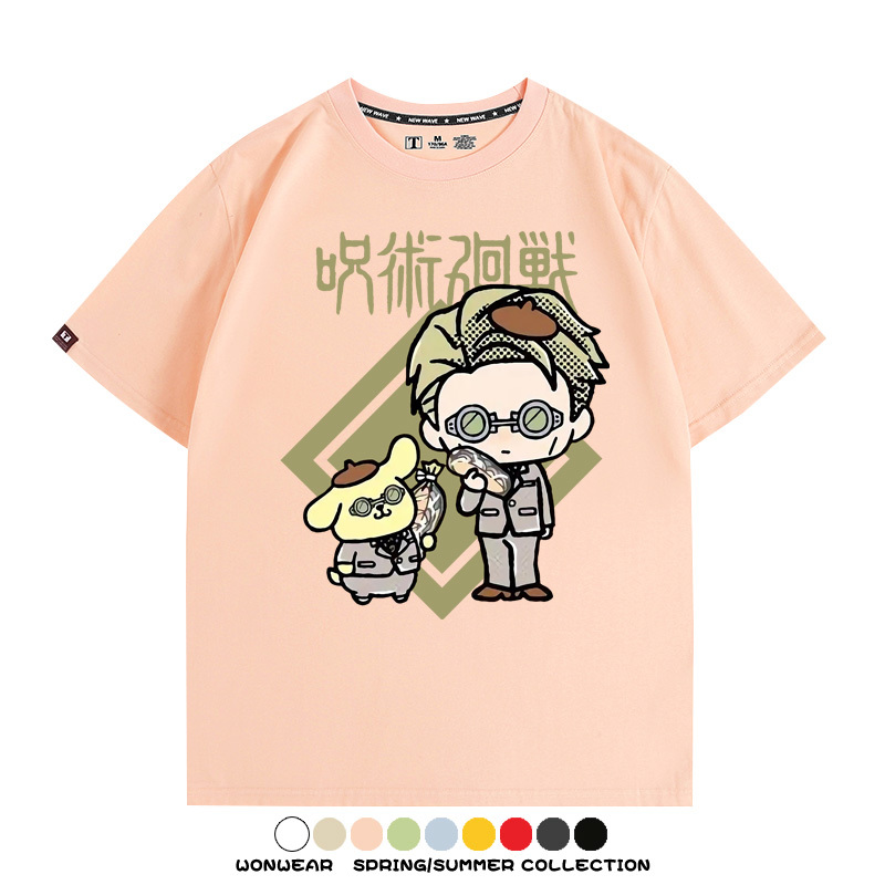 咒術迴戰聯名三麗鷗 親子情侶裝寬鬆短袖T